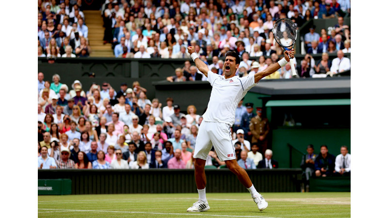 133/218 Novak Djokovic of Serbia wins Wimbledon 2015