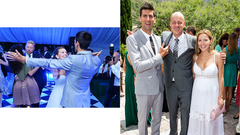 39/112 Novak and Jelena during their first dance! / With the happy couple in Montenegro July 2014