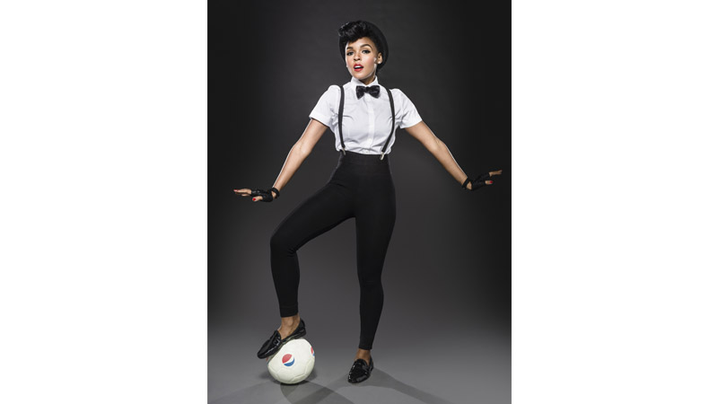 7/41 Janelle Monáe photographed in London for Pepsi 2014