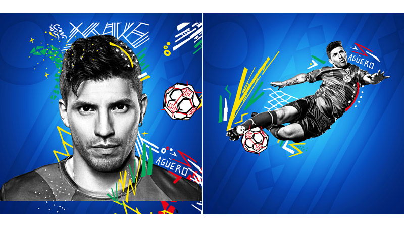 67/172 Sergio Aguero for Pepsi 2014