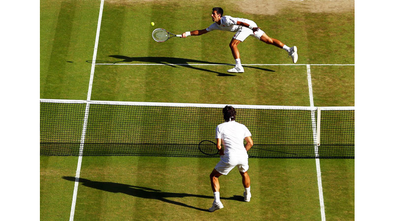 139/218 Djokovic v Federer Wimbledon Final 2014