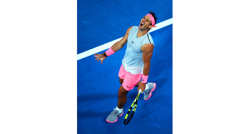 105/218 Rafa's agony, Melbourne, 2018