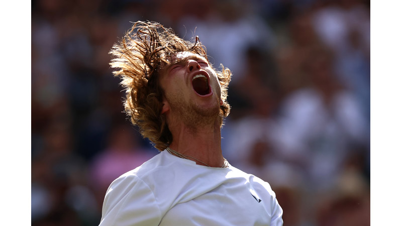 22/218 Andrey Rublev, Wimbledon 2023