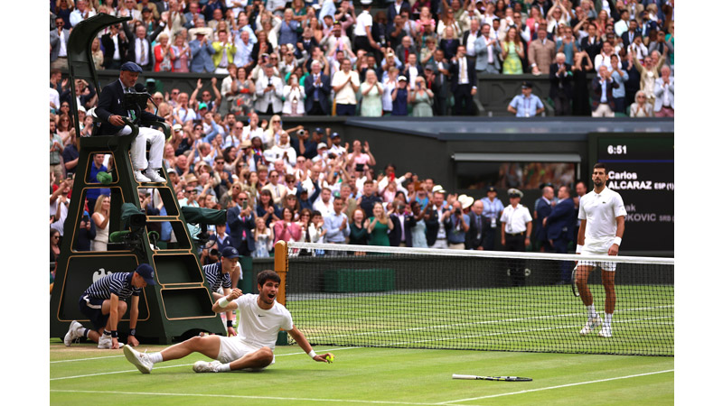 25/218 Carlos Alcaraz, Wimbledon 2023