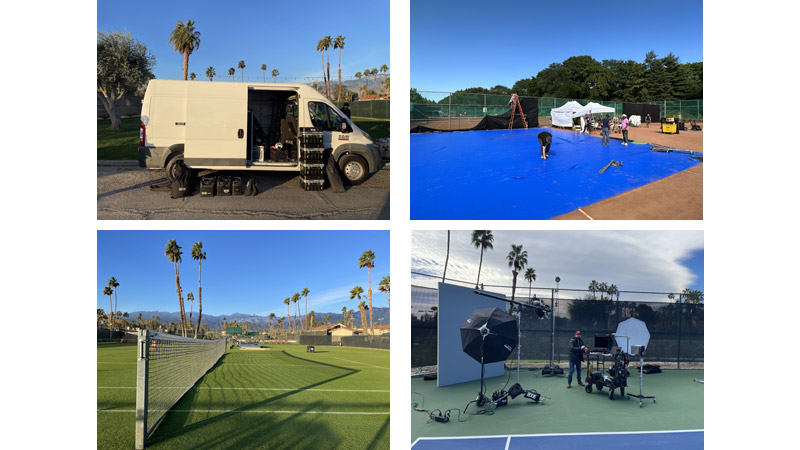 11/112 Palm Springs 2023 the gear is here! / A cold early start Day 1 Palm Springs March 2023 / NYC Laying the Aussie Open Court