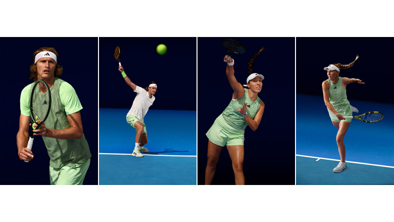 6/172 Sascha Zverev, Caroline Wozniacki, Jessica Pegula, Stefanos Tsitsipas for Adidas
