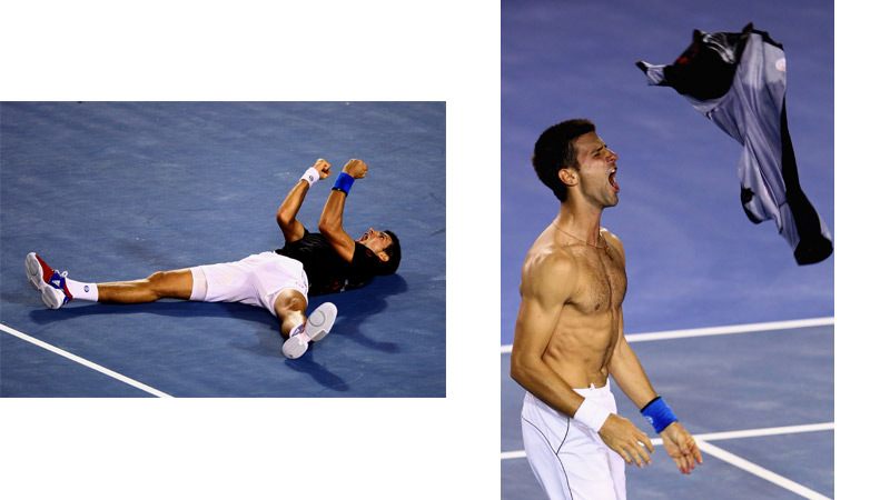 160/218 - Novak Djokovic, Melbourne, Jan 2012