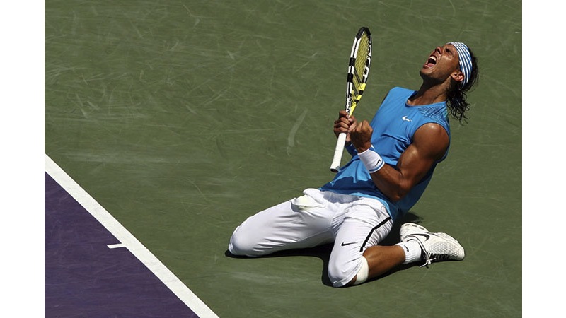 187/218 - Rafael Nadal of Spain, 2008. © Getty Images