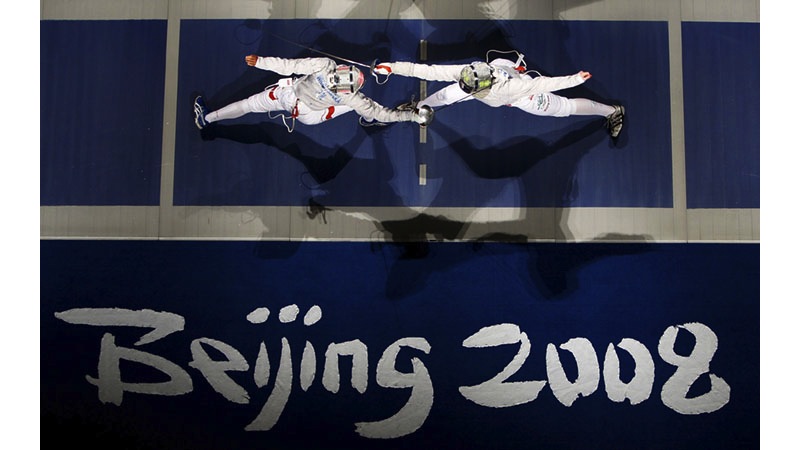 190/218 - Fencing - Beijing, 2008. © Getty Images