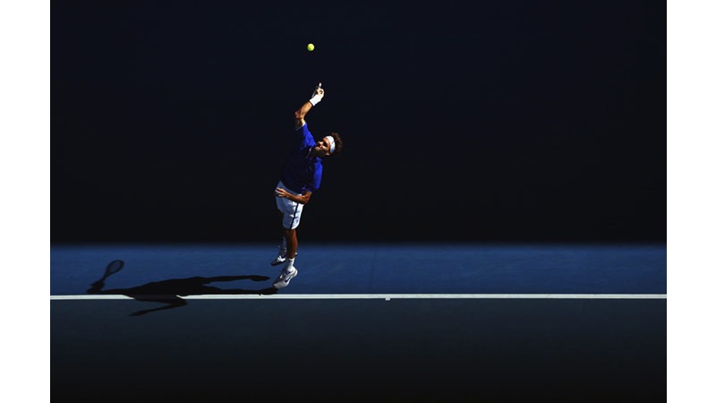 192/218 - Roger Federer of Switzerland, 2009. © Getty Images