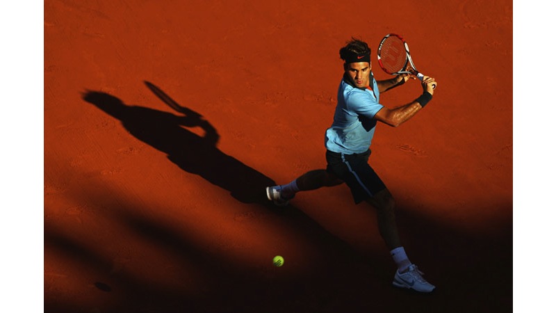 194/218 - Roger Federer of Switzerland, 2009. © Getty Images