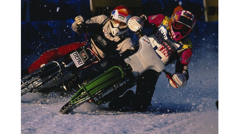 201/218 - Ice Speedway - Frankfurt, Germany. © Getty Images