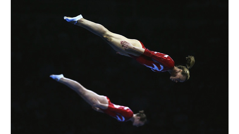 213/218 - Flying Gymnasts in Beijing - China, 2008. © Getty Images