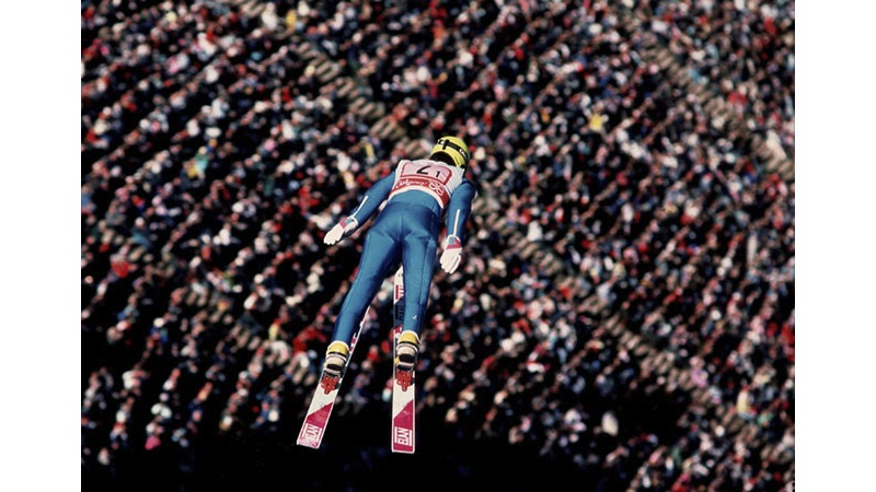 223/218 - Ski Jumping in Calgary - Canada, 1988