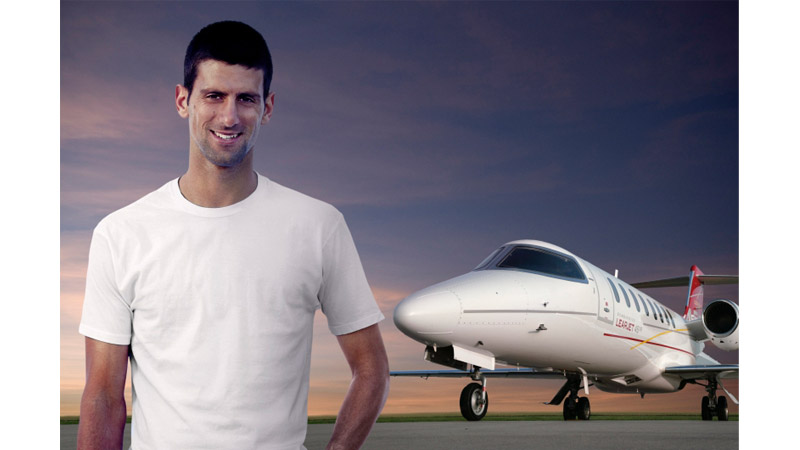 111/172 - Novak Djokovic, for Aero Bombarier 2012.