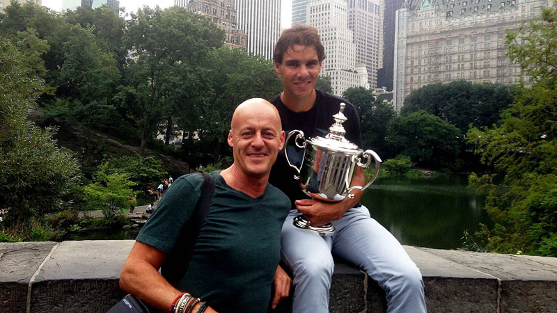 50/112 With Rafa and the US Open Trophy NYC Sep 2013