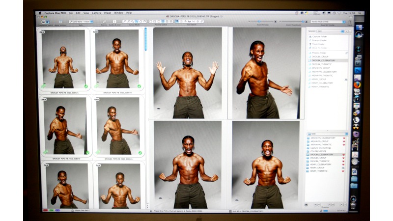 63/112 - Pepsi Football Studio Shoot - Johannesburg, 2009.