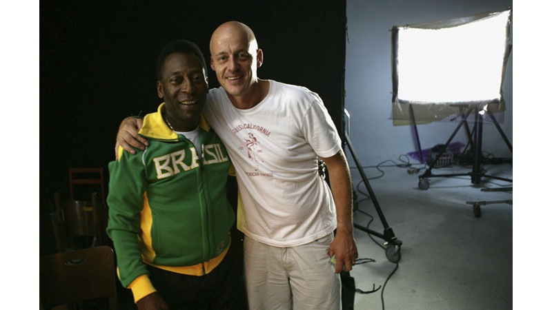 92/112 - With the legend, Pele! - Sao Paulo, 2006.