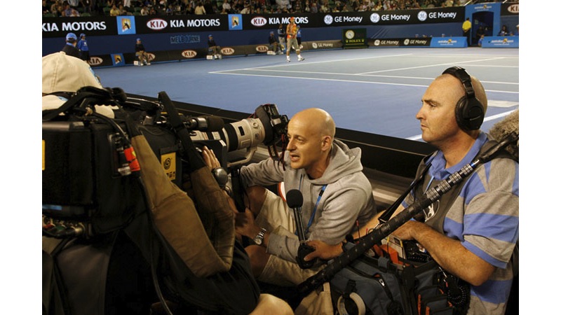 94/112 - TV Interview / Australian Open - Melbourne, 2008.