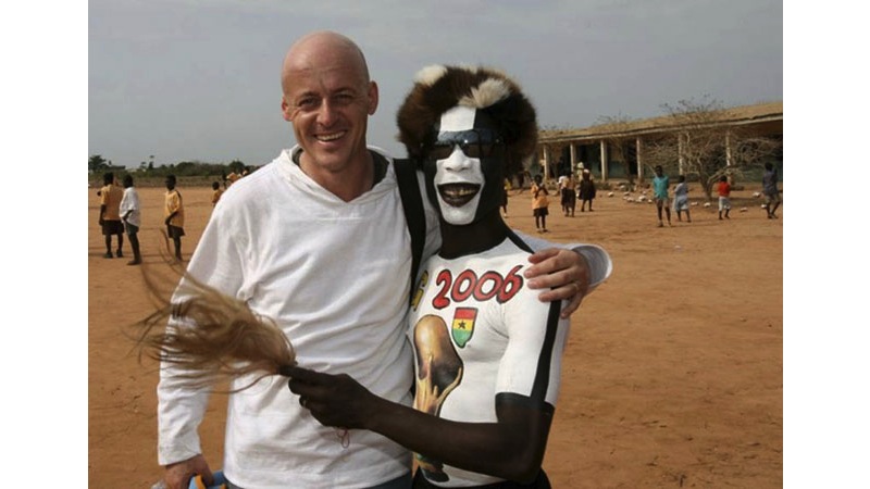 104/112 - With the Witch Doctor! - Ghana, 2006.