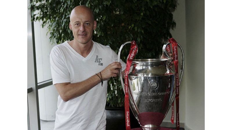 106/112 - Holding the UEFA Champions League trophy - Istanbul, 2005.