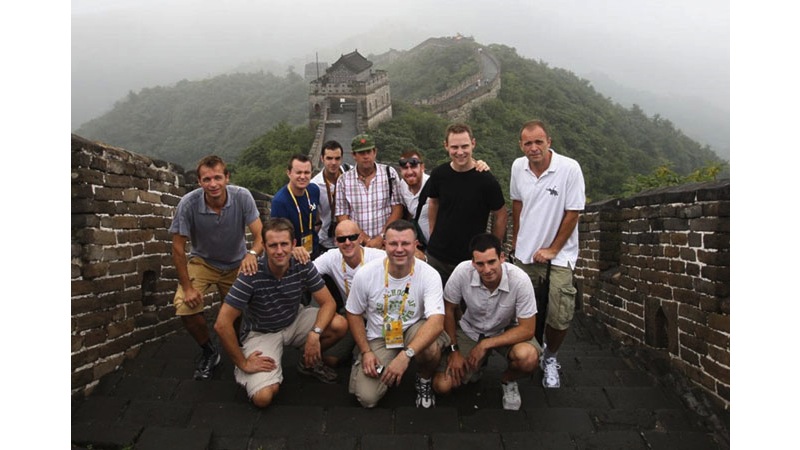 111/112 - With Team Getty on the Great Wall of China - Beijing, 2008.