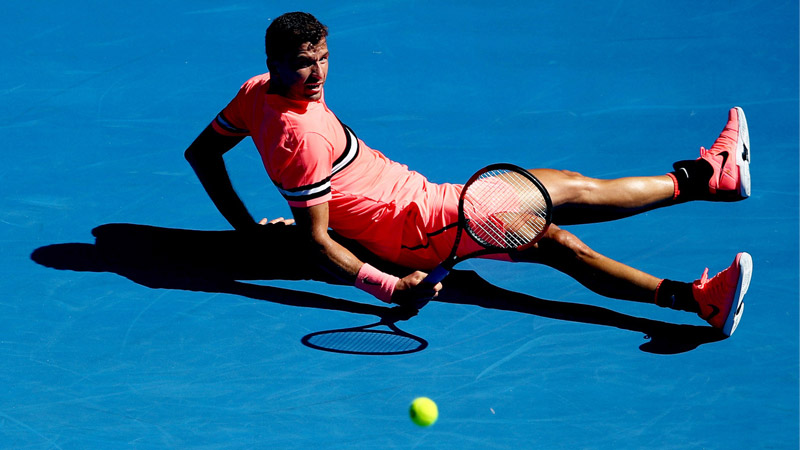 98/218 Grigor Dimitrov, Melbourne, 2018 