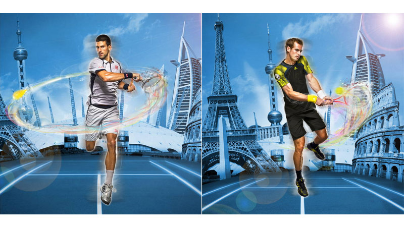 83/172 Novak Djokovic; Andy Murray