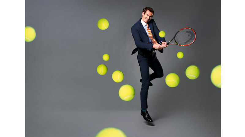 62/172 Andy Murray, Queens Club London 2015 for BA Business Life Mag