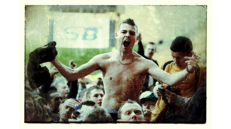26/42 Wolverhampton Wanderers fans, Birmingham, England 2009