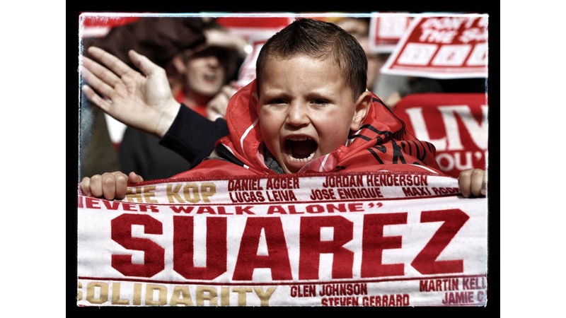 11/42 A young Liverpool Fan, Wembley, London 2012