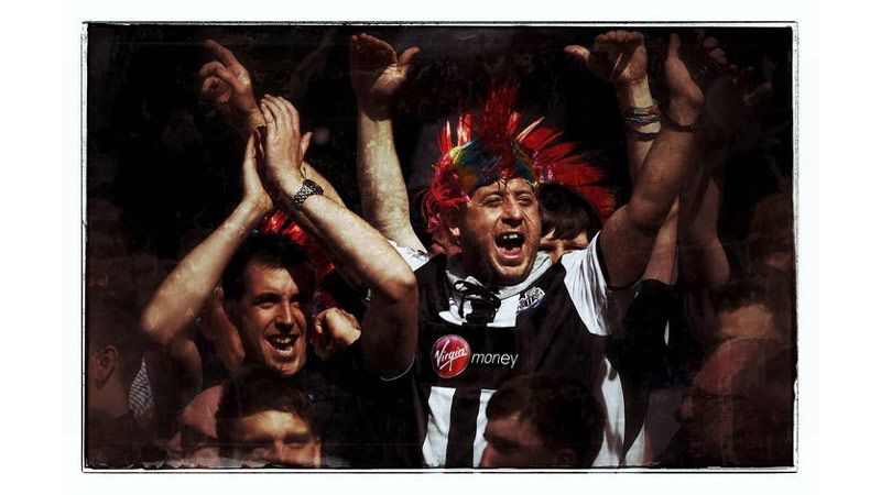 31/42 Newcastle Fans, Liverpool, England 2012
