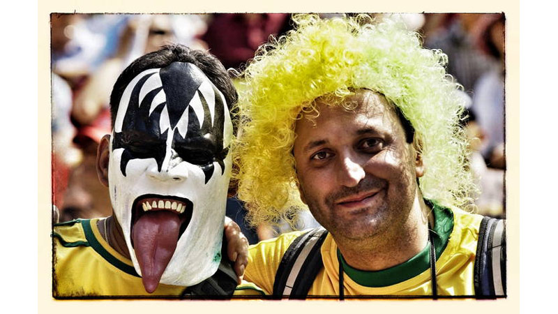 37/42 Brazil fans, World Cup Korea and Japan 2002
