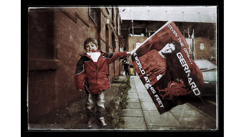 14/42 A young Liverpool fan, Anfield, England 2013