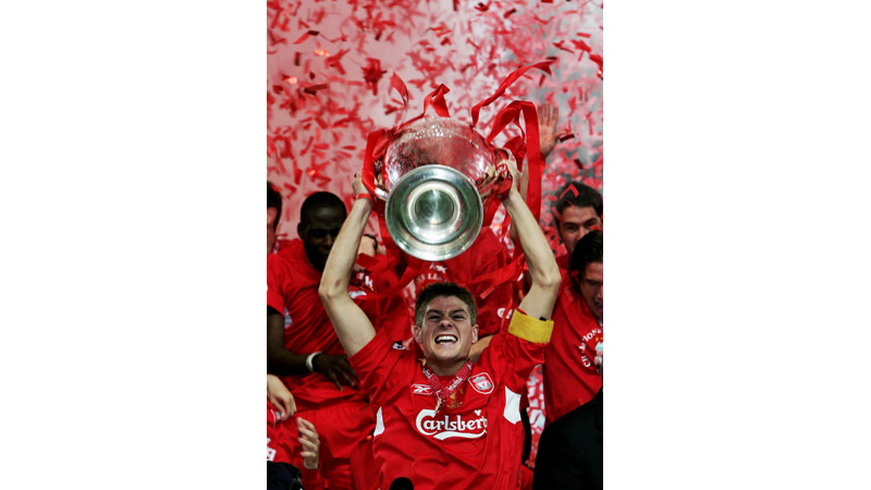 119/218 Steven Gerrard, Istanbul, 2005