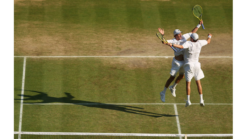 150/218 The Bryan Brothers, Wimbledon 2013