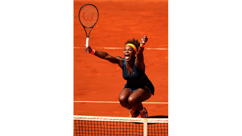 158/218 Serena Williams French Open Paris 2013