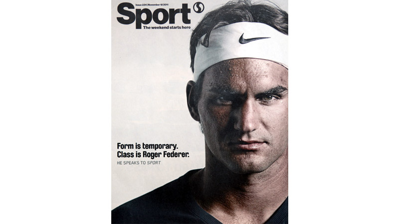 23/60 Roger Federer, Sport Magazine